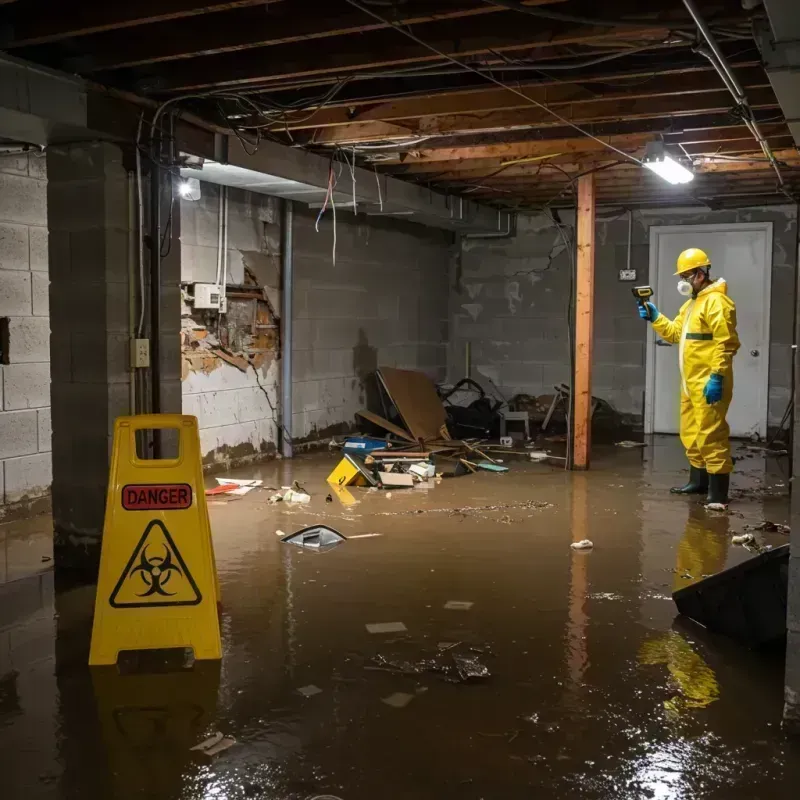 Flooded Basement Electrical Hazard in Indian Springs Village, AL Property